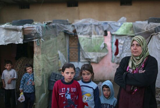 Syrian refugees in Lebanon's Bekaa Valley