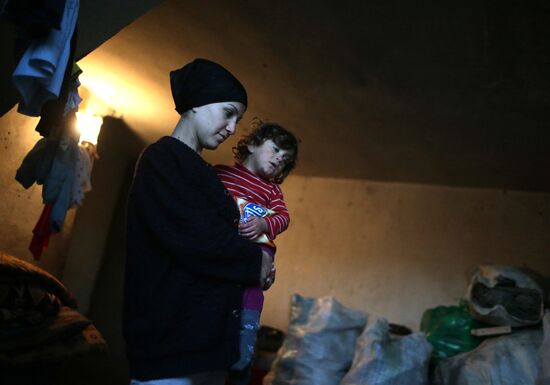 Syrian refugees in Lebanon's Bekaa Valley