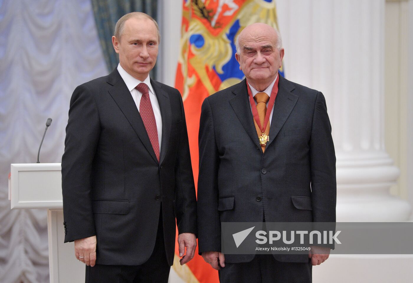 President Vladimir Putin presents state awards at the Kremlin