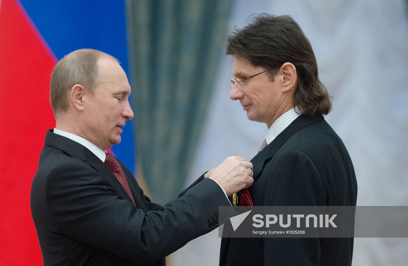 President Vladimir Putin presents state awards at the Kremlin