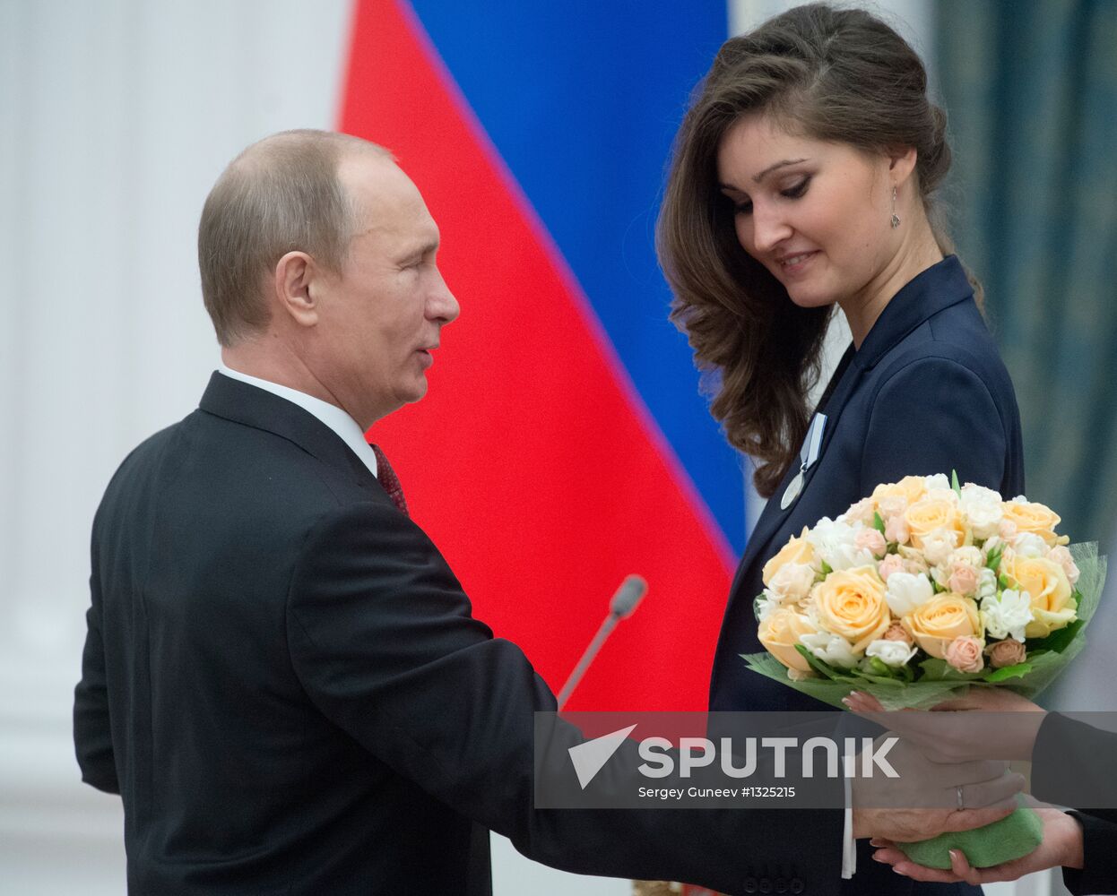 President Vladimir Putin presents state awards at the Kremlin