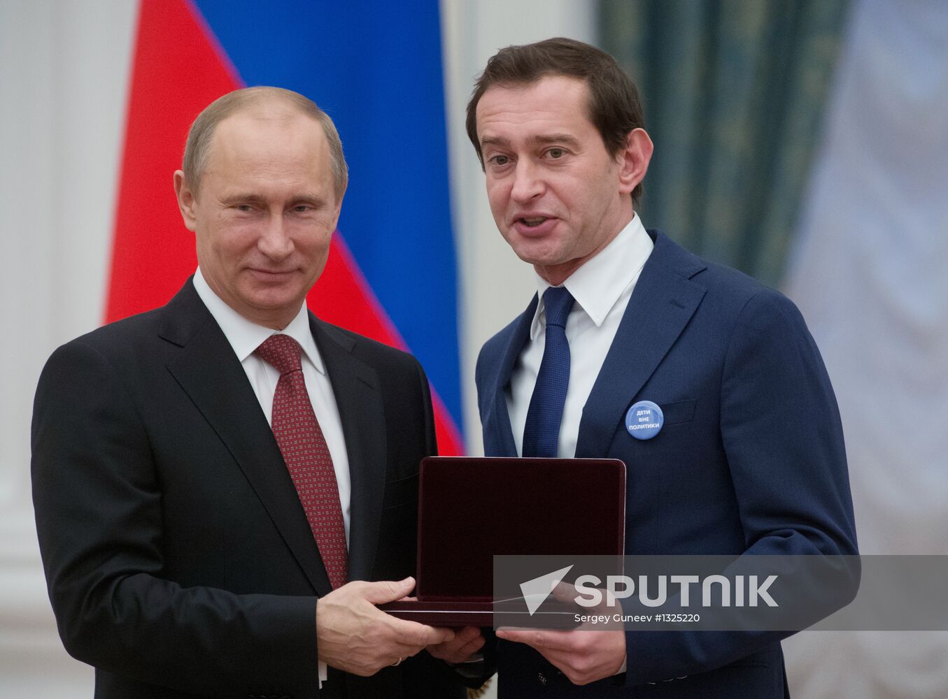 President Vladimir Putin presents state awards at the Kremlin