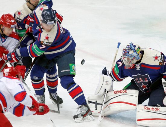 KHL. SKA St. Petersburg vs. CSKA Moscow