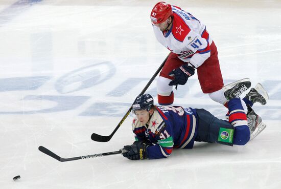 KHL. SKA St. Petersburg vs. CSKA Moscow