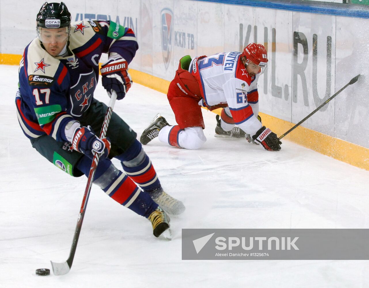 KHL. SKA St. Petersburg vs. CSKA Moscow