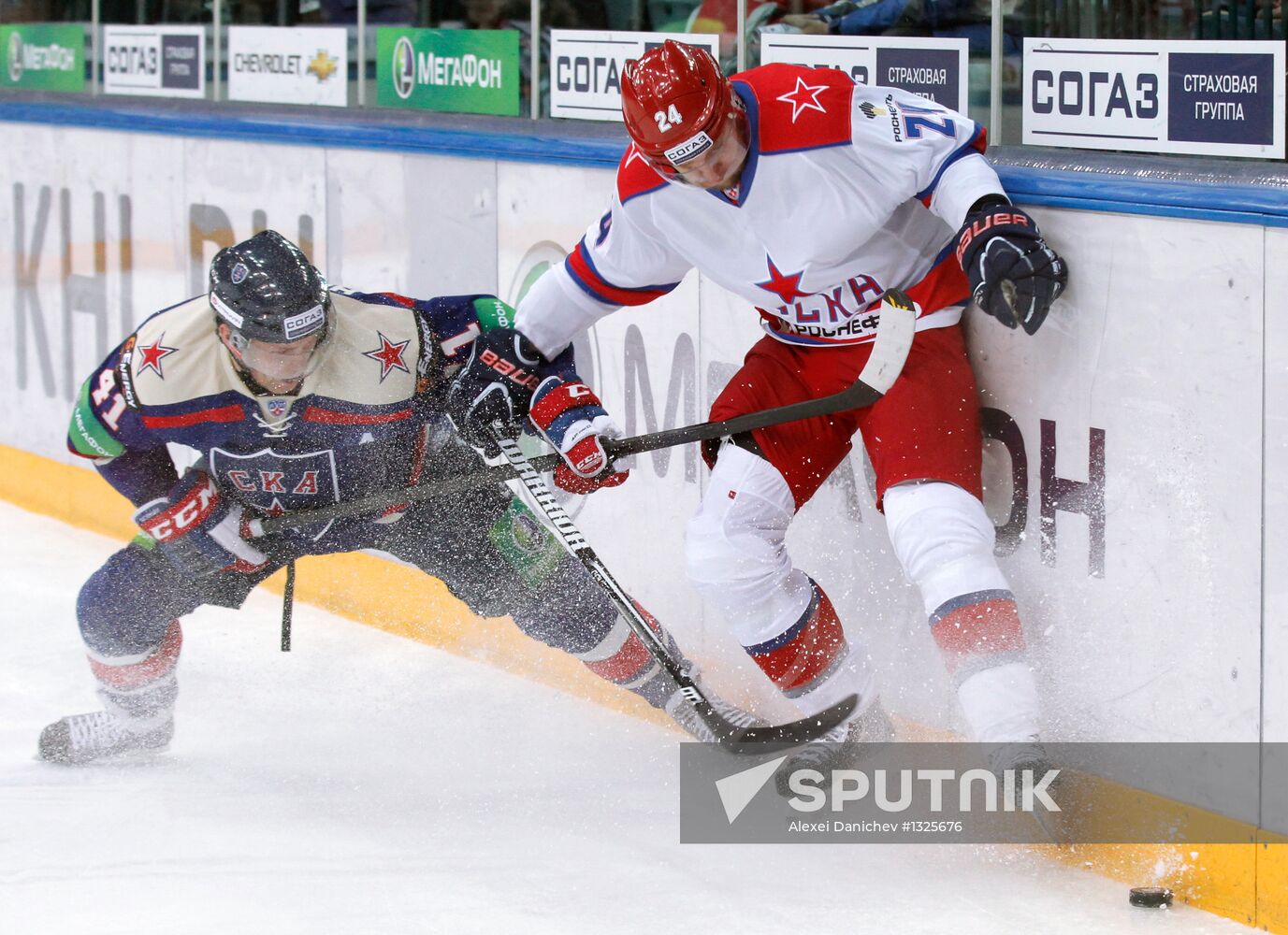 KHL. SKA St. Petersburg vs. CSKA Moscow