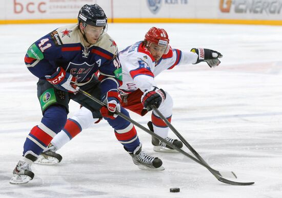 KHL. SKA St. Petersburg vs. CSKA Moscow