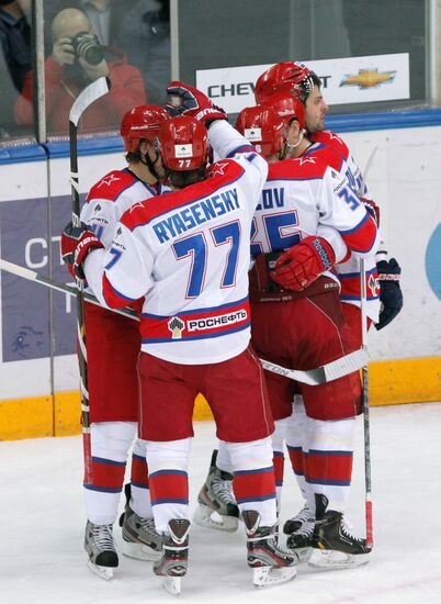 KHL. SKA St. Petersburg vs. CSKA Moscow