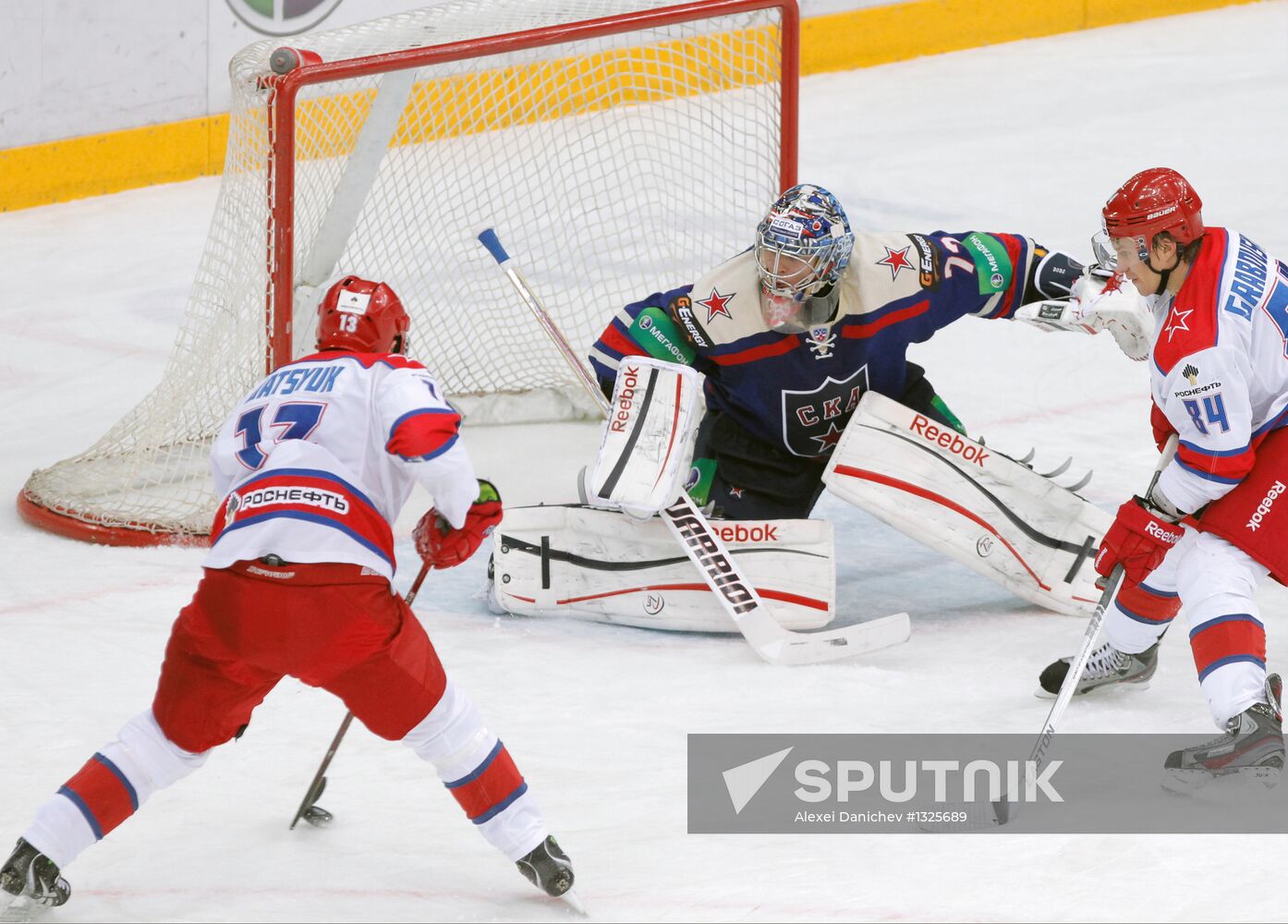 KHL. SKA St. Petersburg vs. CSKA Moscow