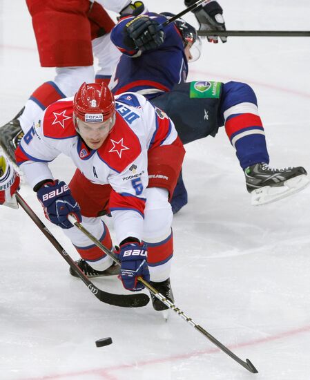 KHL. SKA St. Petersburg vs. CSKA Moscow