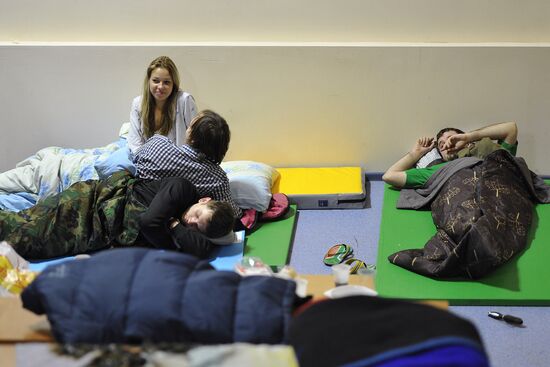 RGTEU students barricade themselves inside university building