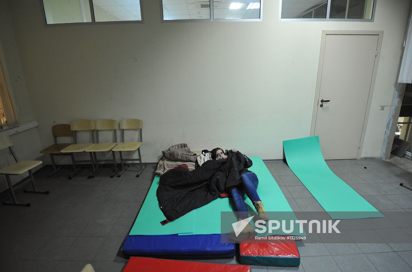 RGTEU students barricade themselves inside university building