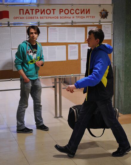 RGTEU students barricade themselves inside university building