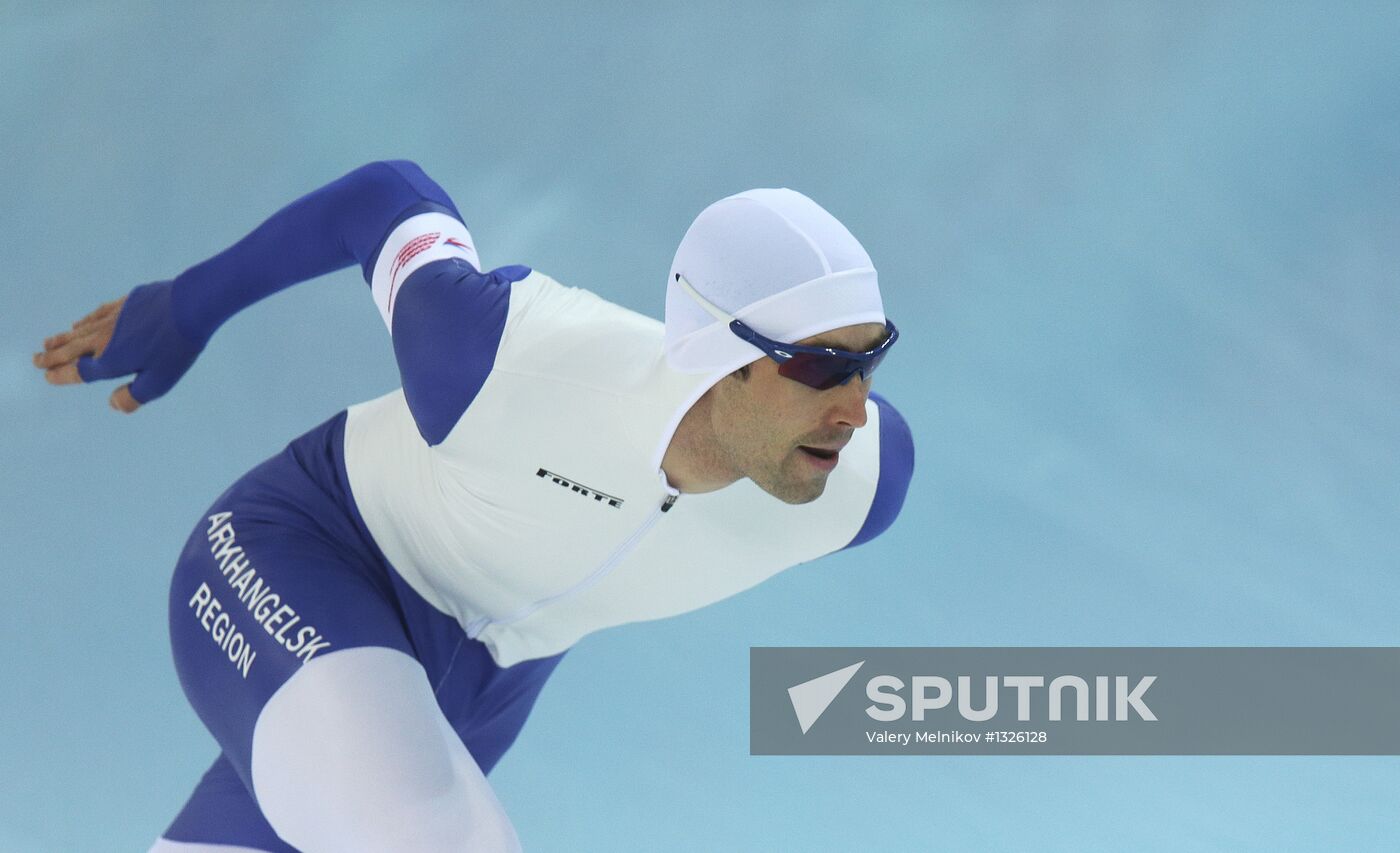 Russian Speed Skating Championships. Day Two