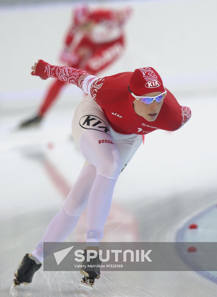 Russian Speed Skating Championship. Day Two