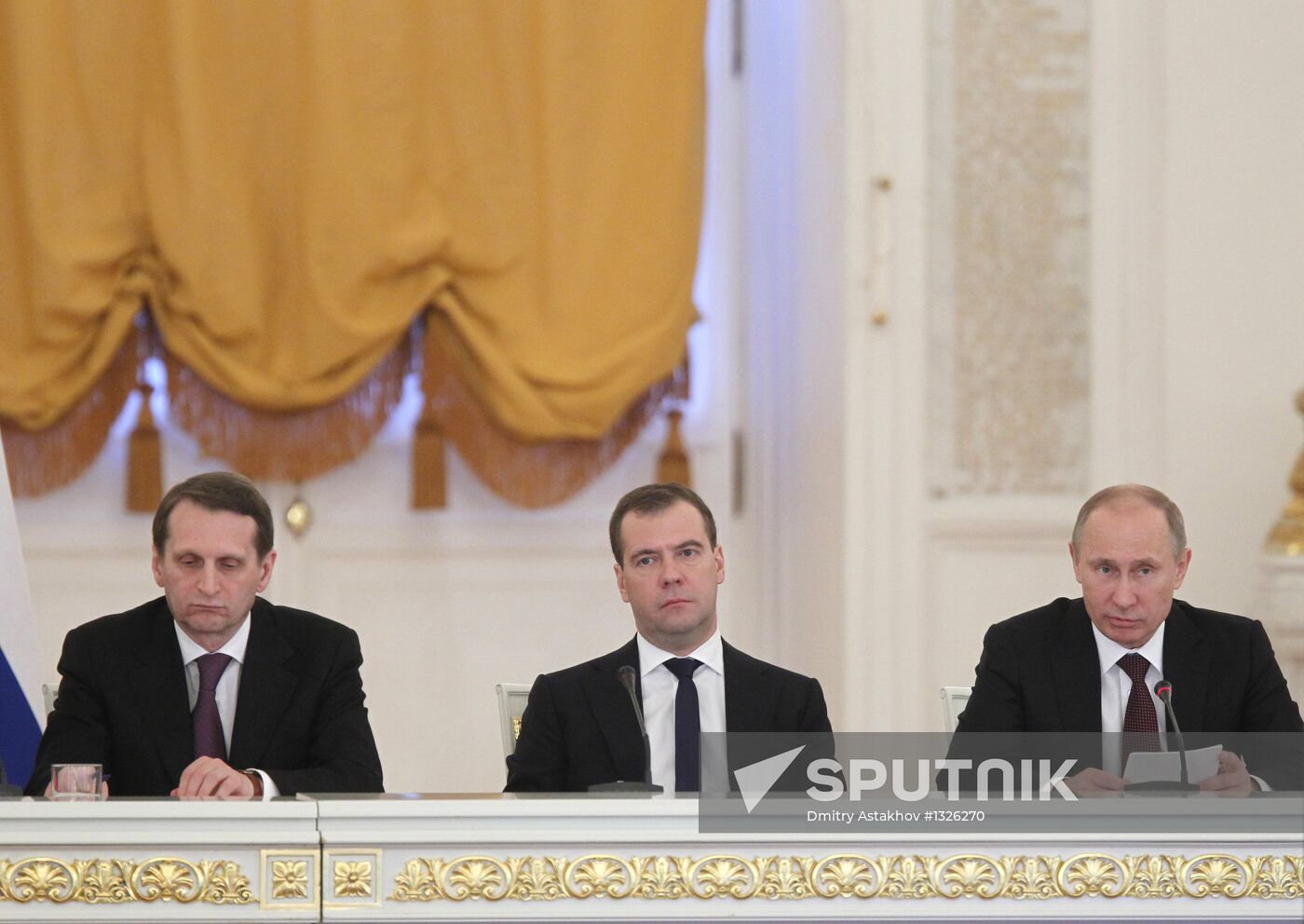 Putin, Medvedev attends State Council meeting in Kremlin