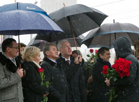 Sergei Sobyanin attends Stolypin monument unveiling ceremony