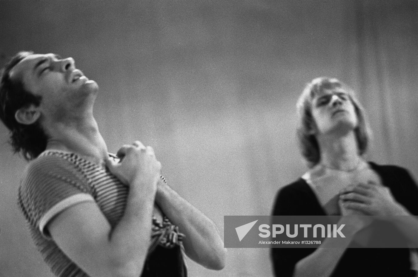Ballet dancers Mikhail Lavrovsky and Alexander Godunov