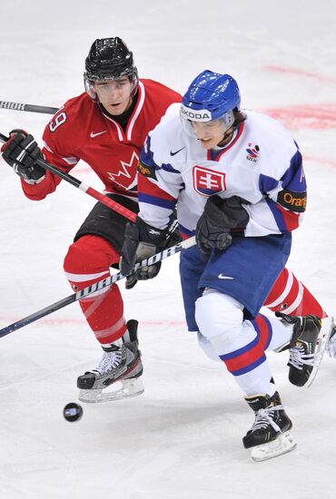 World Junior Ice Hockey Championships. Canada vs. Slovakia