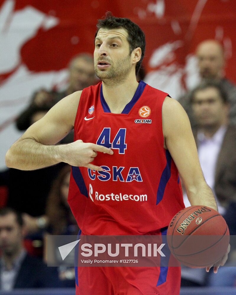 Basketball. Euroleague. CSKA vs. Anadolu Efes