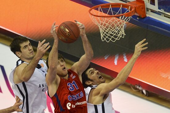 Basketball. Euroleague. CSKA vs. Anadolu Efes