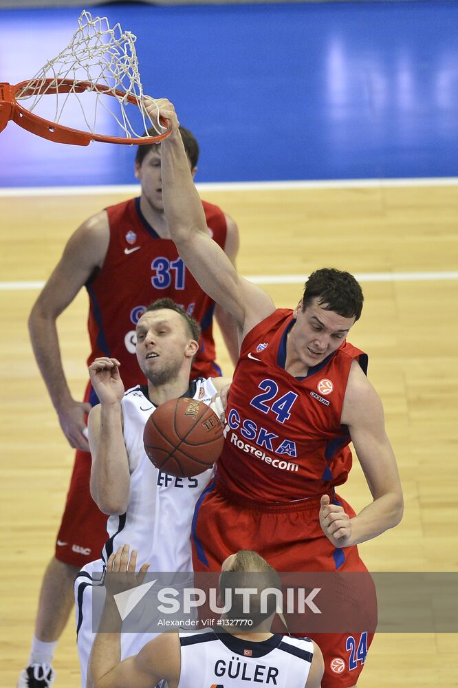 Basketball. Euroleague. CSKA vs. Anadolu Efes