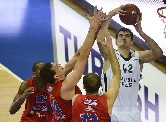 Basketball. Euroleague. CSKA vs. Anadolu Efes