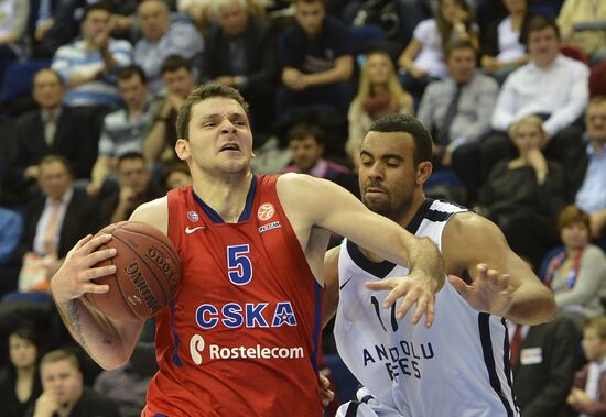 Basketball. Euroleague. CSKA vs. Anadolu Efes