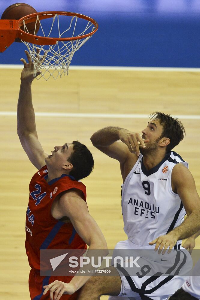 Basketball. Euroleague. CSKA vs. Anadolu Efes