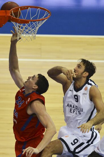 Basketball. Euroleague. CSKA vs. Anadolu Efes