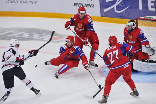 World Junior Ice Hockey Championships. Russia vs. USA