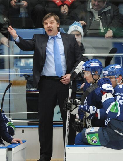 Ice hockey. KHL. Dynamo Moscow vs. CSKA