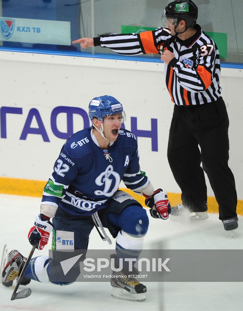 Ice hockey. KHL. Dynamo Moscow vs. CSKA