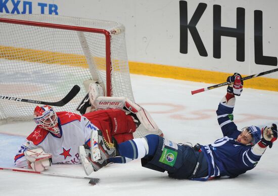 Ice hockey. KHL. Dynamo Moscow vs. CSKA