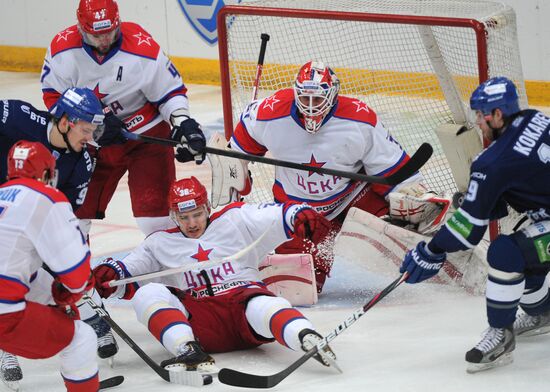 Ice hockey. KHL. Dynamo Moscow vs. CSKA