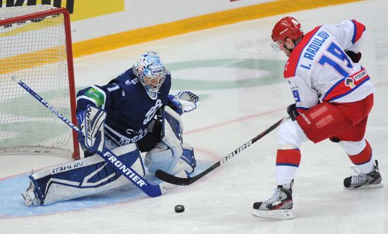 Ice hockey. KHL. Dynamo Moscow vs. CSKA