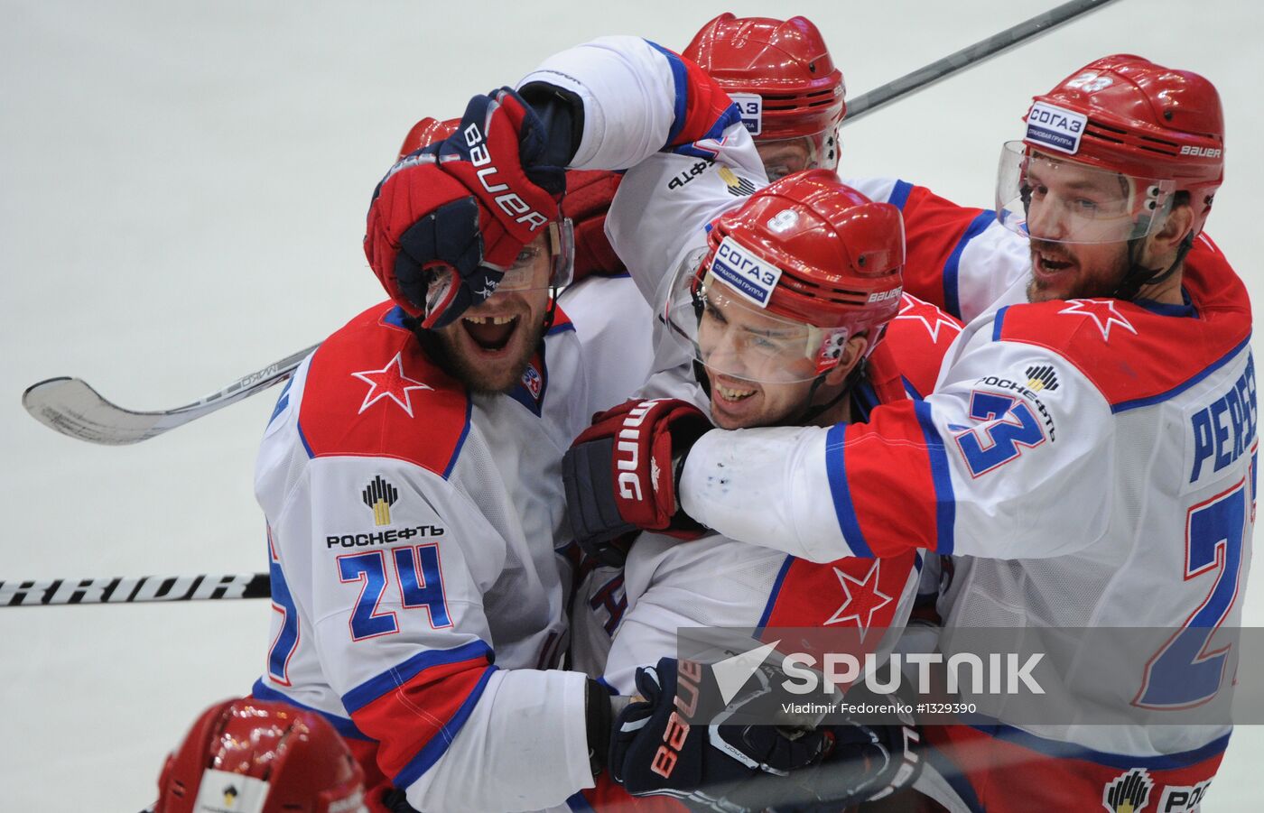 Ice hockey. KHL. Dynamo Moscow vs. CSKA