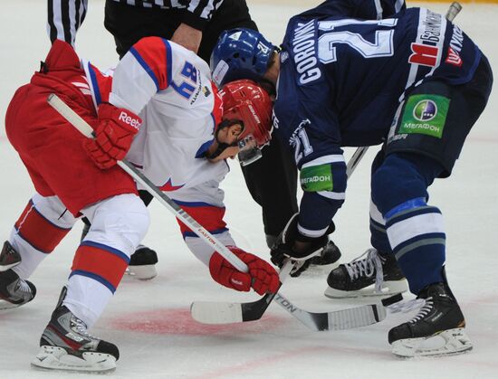 Ice hockey. KHL. Dynamo Moscow vs. CSKA