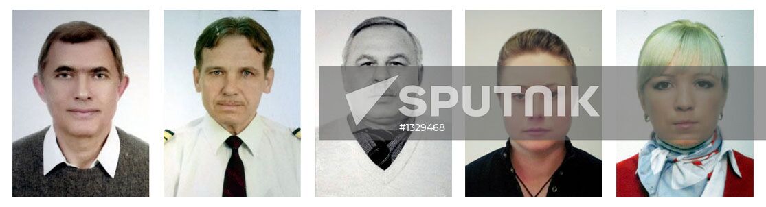 Photos of Tu-204 plane crash victims