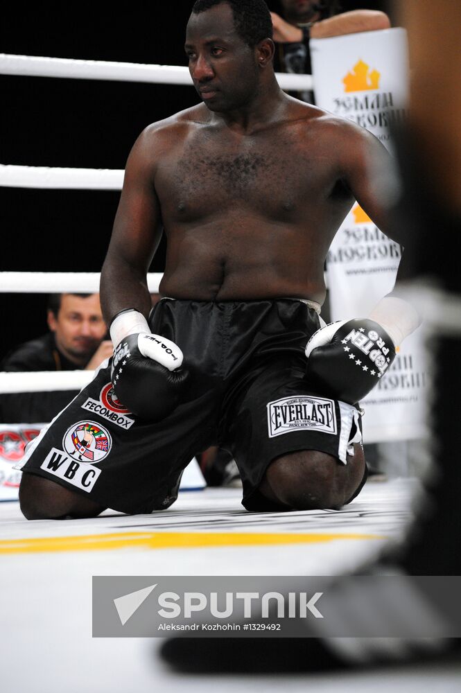 Boxing. Bout between Oleg Maskayev and Owen Beck