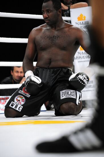 Boxing. Bout between Oleg Maskayev and Owen Beck