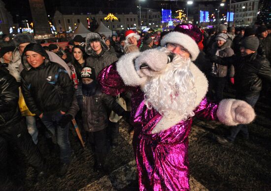 New Year celebrations in Vladivostok