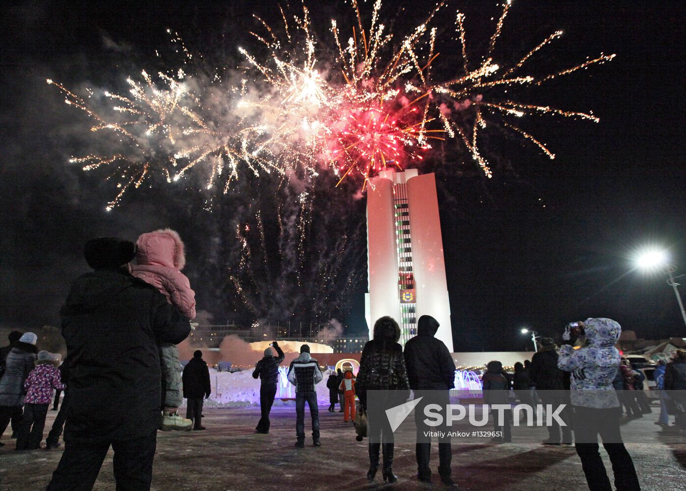 New Year celebrations in Vladivostok