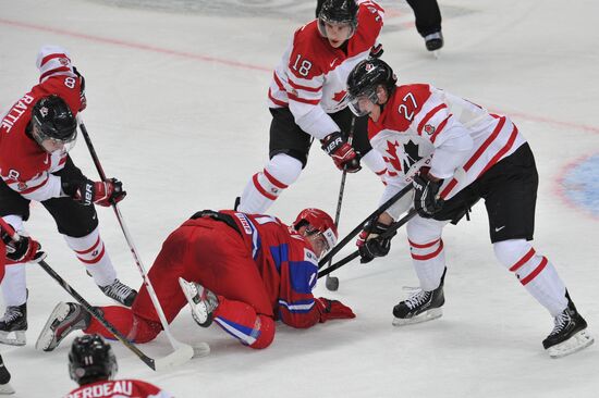 Hockey Youth World Championship. Russia - Canada