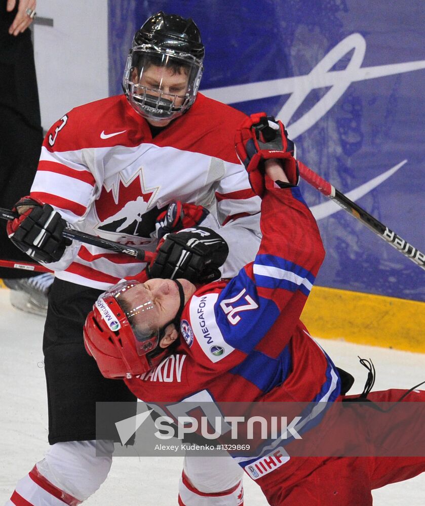 Hockey Youth World Championship. Russia - Canada