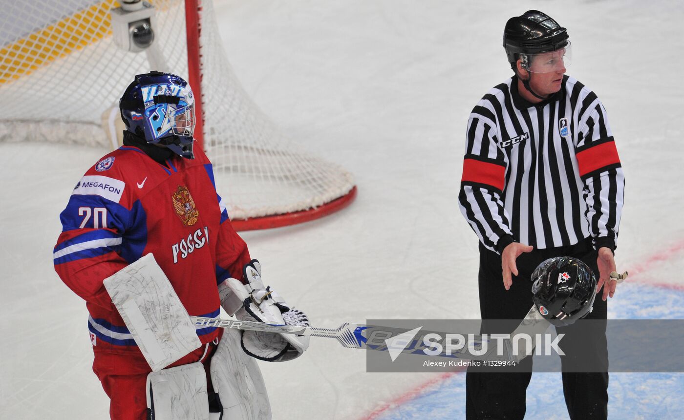 Hockey Youth World Championship. Russia - Canada