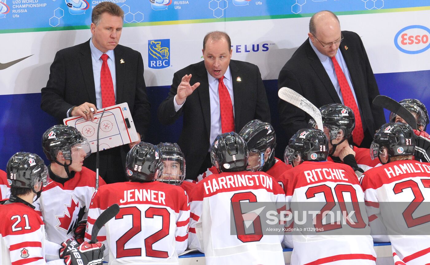 Hockey Youth World Championship. Russia - Canada