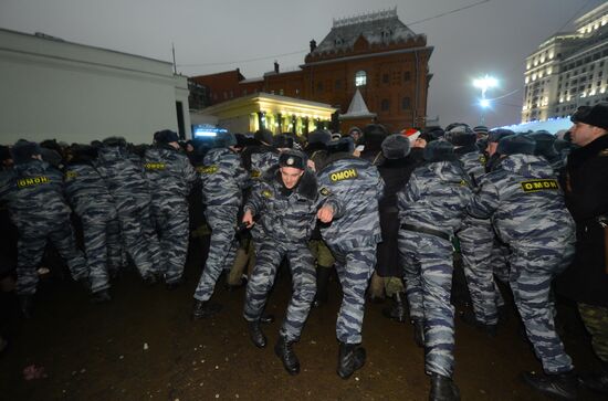 New Year festivities on Red Square