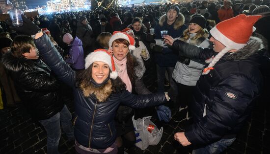 New Year festivities on Red Square