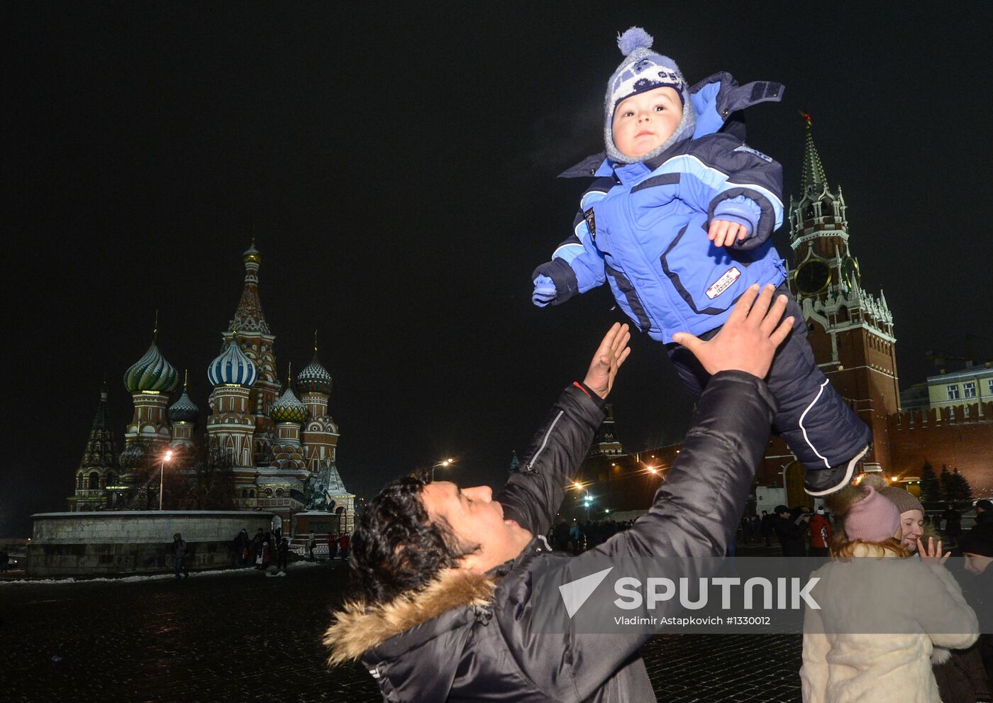 New Year festivities on Red Square